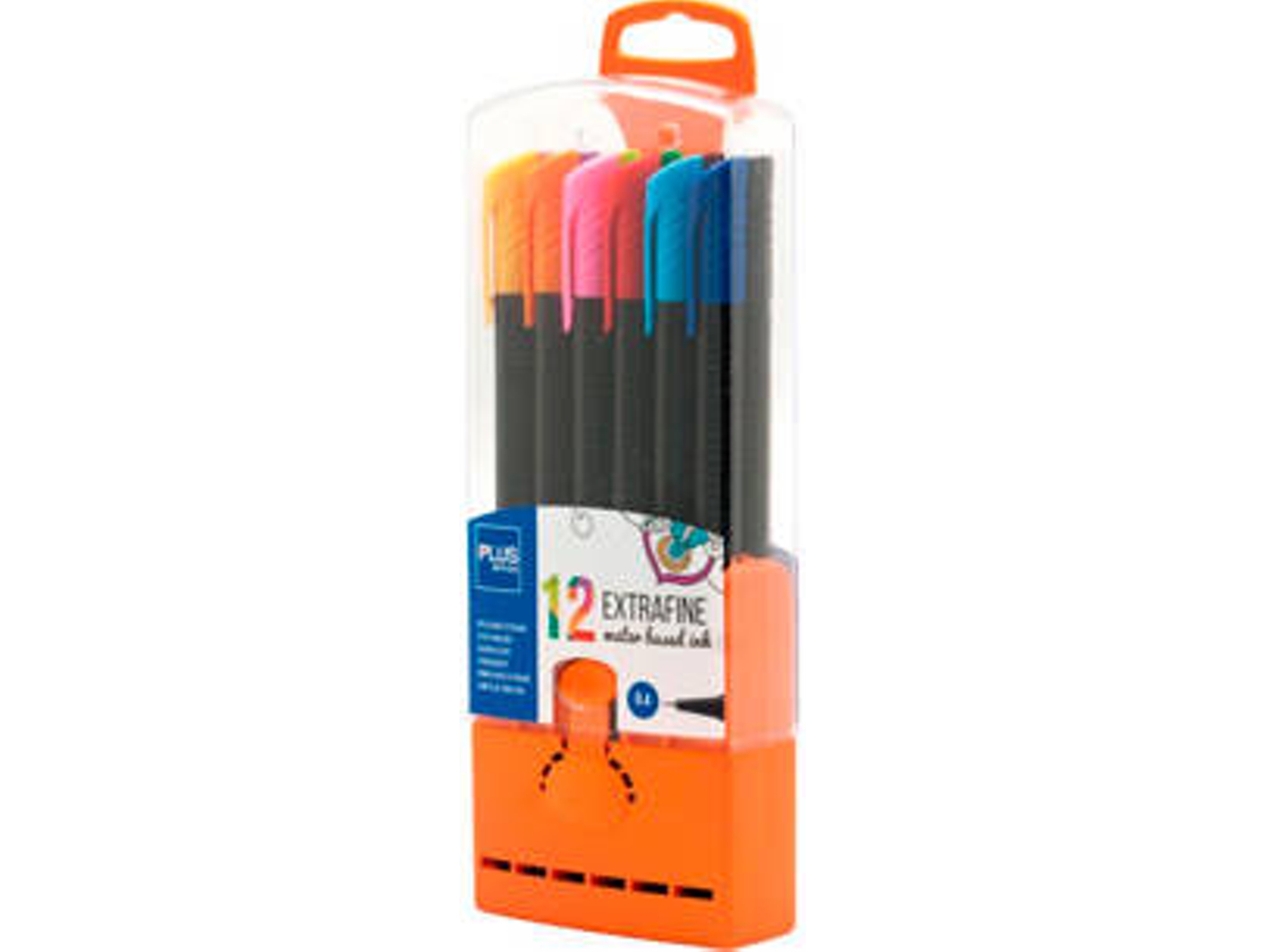 Marcadores PLUS Extrafine 0.4mm Capsula (12 Un)