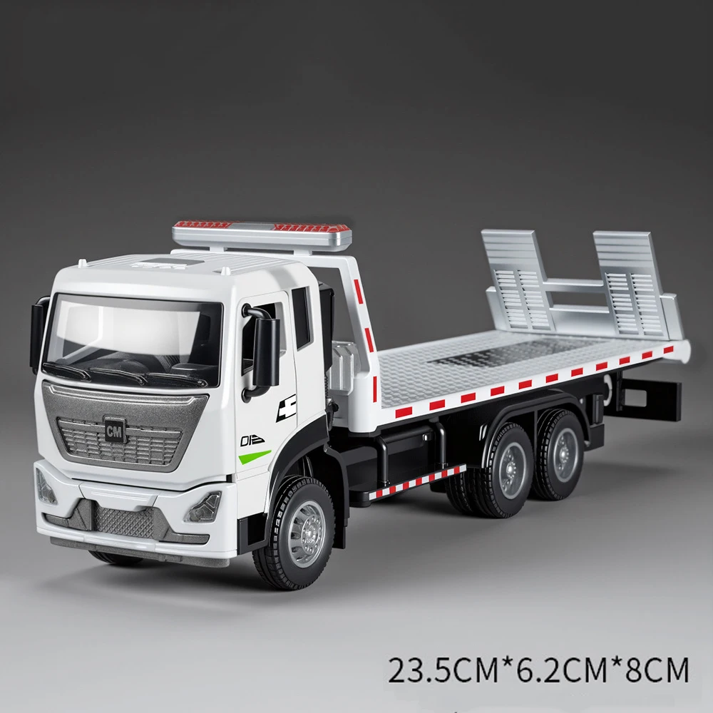 (Vehículo de rescate) Modelo de vehículo de construcción a escala 1:32 - Adorno