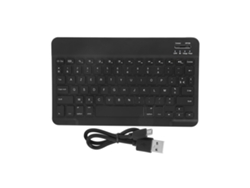 Teclado Inalámbrico Bluetooth Portátil Para Tabletas Ios/android - Francés/inglés - Negro