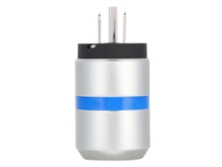 Plugue De Alimentação Monosaudio M106r Cobre Puro Com Revestimento De Ródio Conector De Áudio Ce/rohs/pse