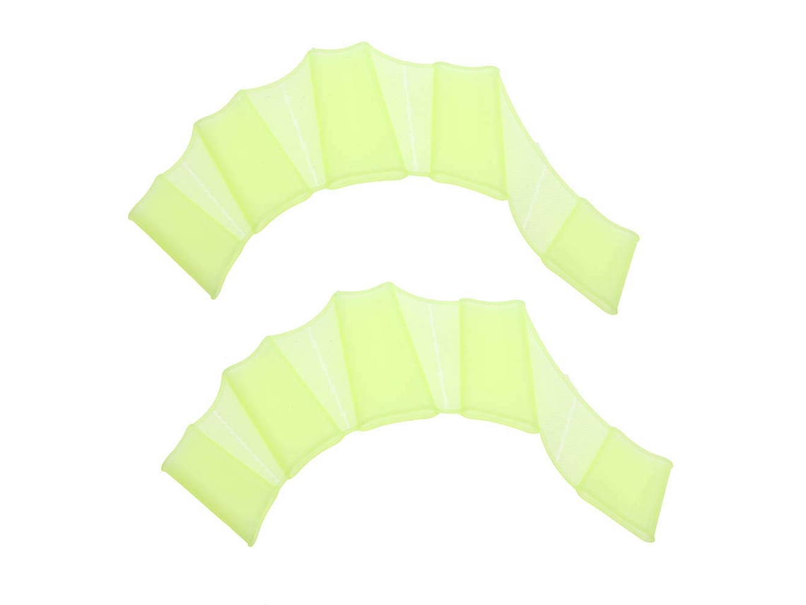 Guantes de silicona con aletas para entrenamiento de natación y buceo.