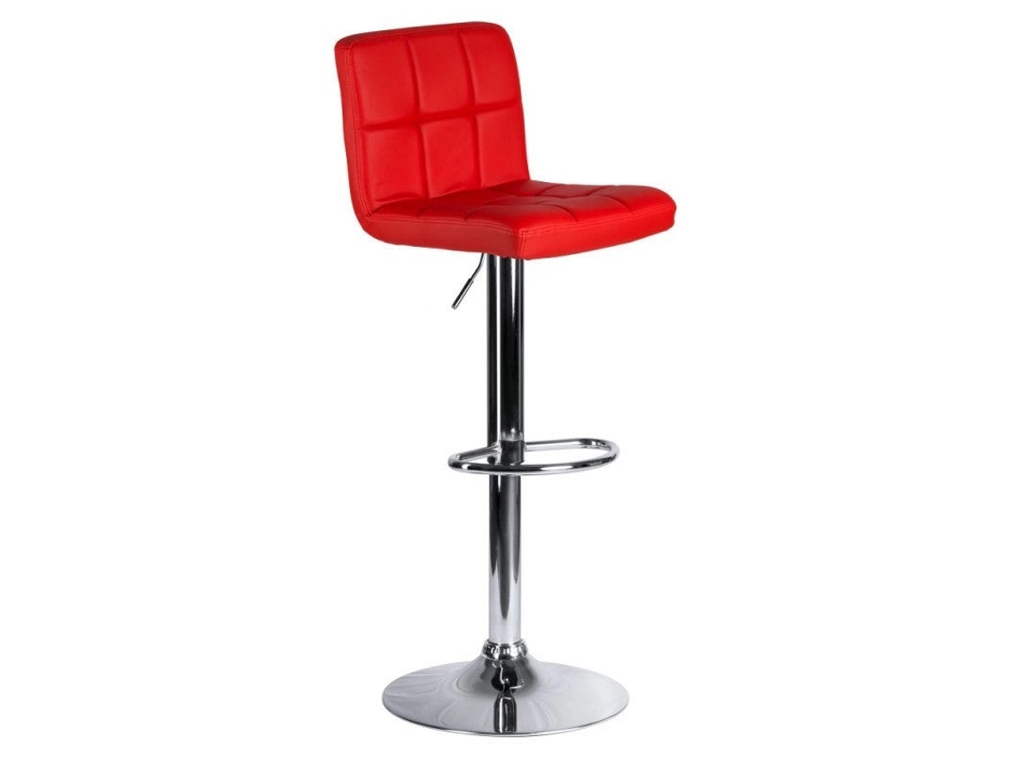 DUDECOR Taburete Drammen Rojo