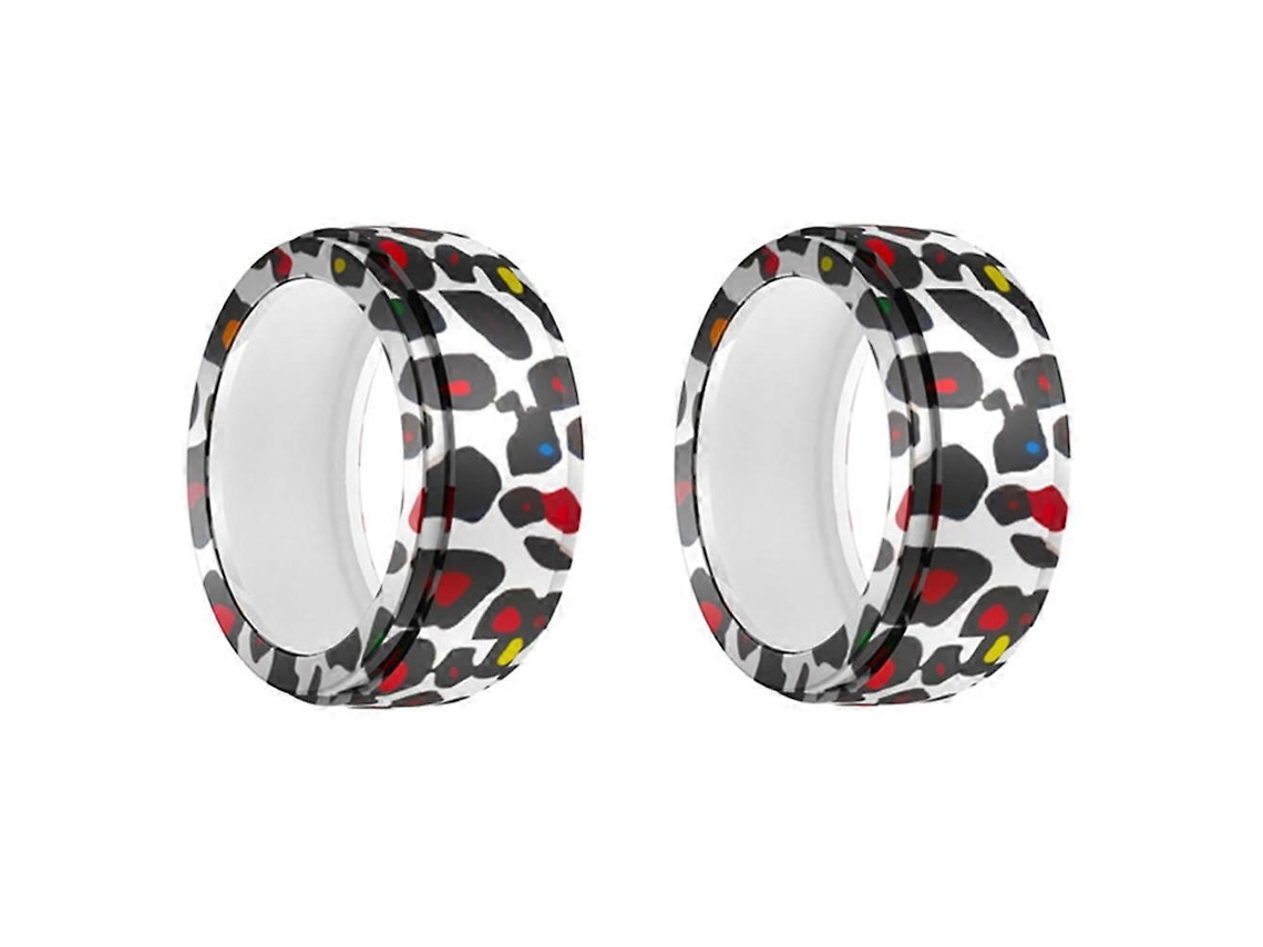 2 fundas protectoras de silicona con estampado para Samsung Galaxy Ring Oura Ring Gen3 Nostalgia88