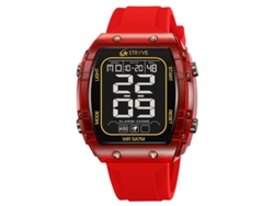 Reloj Deportivo Elegante Para Hombre (rojo), Reloj De Pulsera Electrónico Digital Luminoso E Impermeable.