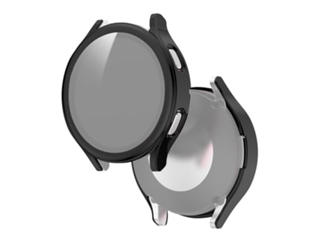 Samsung Galaxy Watch4 40 mm Parte galvanizada + Cubierta protectora integrada con película de vidrio templado (Negro)