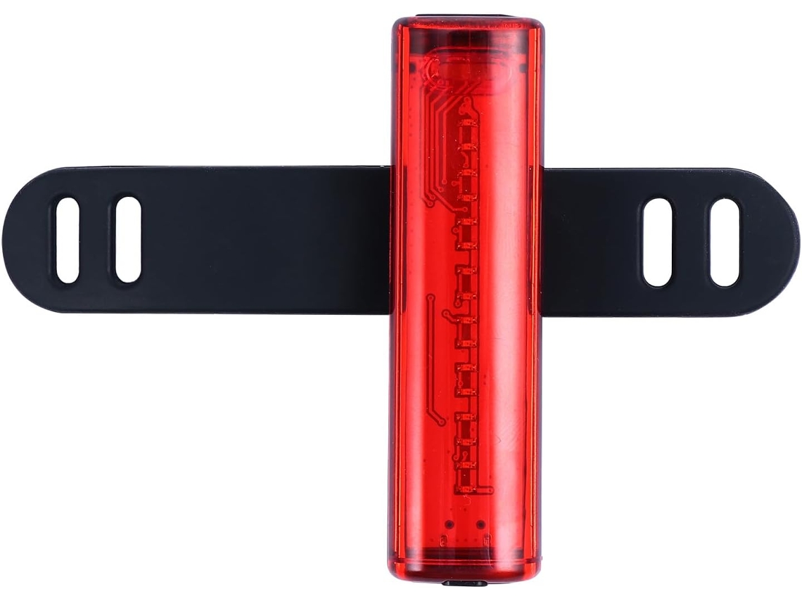 Luz Trasera Para Bicicleta Roja Recargable Por Usb De 500 Mah, Resistente Al Agua Y Con Señalización De Seguridad.
