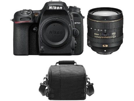 Kit Cámara Réflex NIKON D7500 + NIKON AF-S DX 16-80MM F2.8-4E ED VR (caja blanca) + Funda de cámara