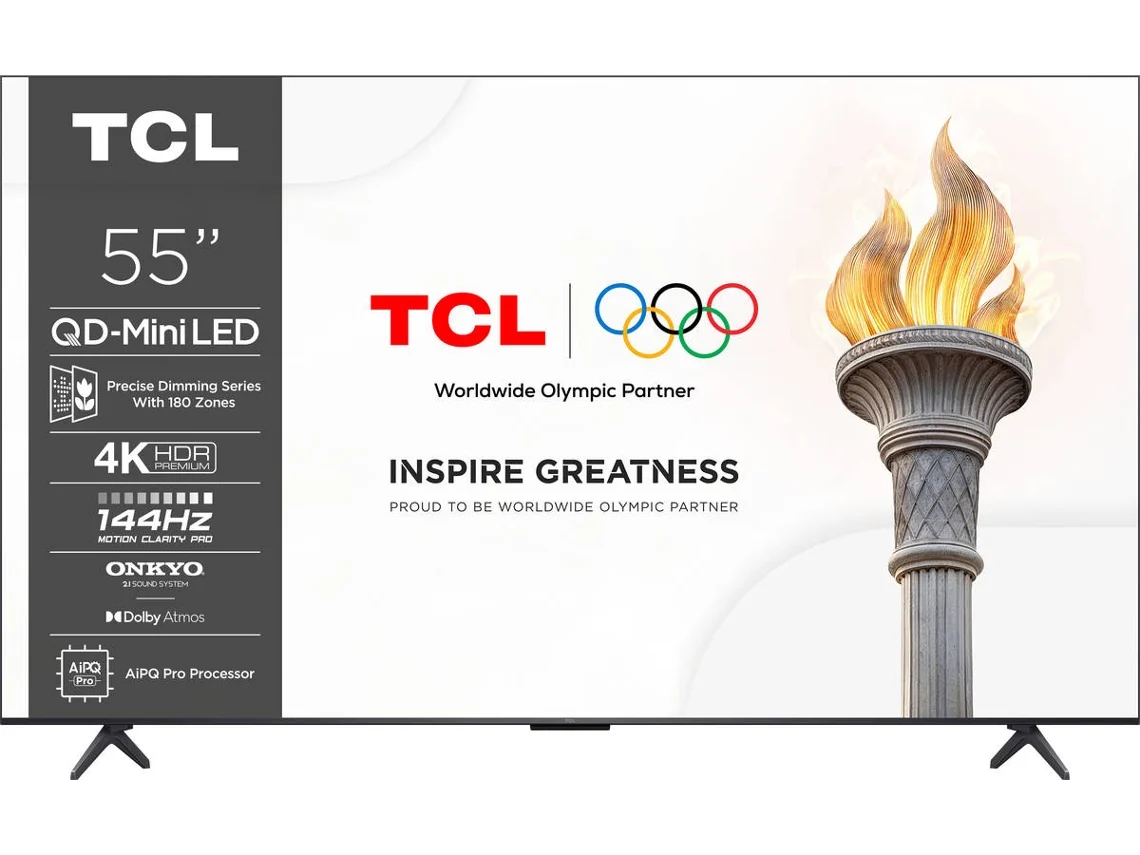TV TCL 55C6K (MiniLed - 55'' - 140 cm - 4K Ultra HD - Smart TV)