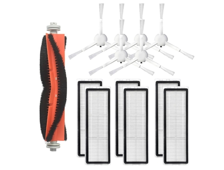 Acessórios de escova principal para robô de varredura mijia + escova lateral + filtro