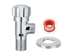 Válvula Angular De Cobre G1/2in Para Grifo De Fregadero, Calentador De Agua De Cocina E Inodoro.