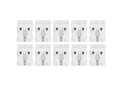 Conectores De Cable Eléctrico De 10 Piezas Con Terminales De Resorte De Inserción Rápida De 2 Pines Para Cables De 0,5 A 2,5 Mm²