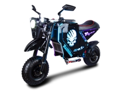 Moto Eléctrica Toursor M10, 72v 10000w, 90km/h, 50ah, autonomía 130km, con altavoz bluetooth y neumáticos off-road de 14 pulgadas.