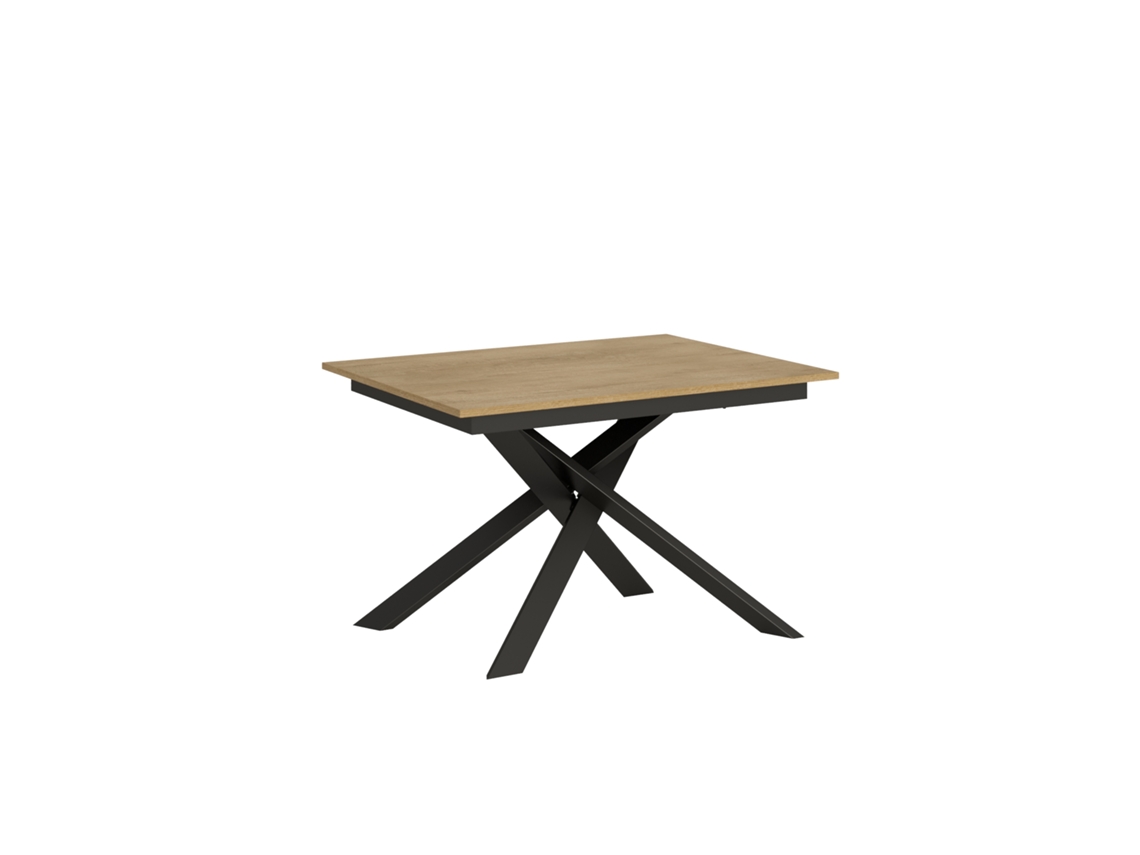 Mesa de Comedor ITAMOBY Ganty (90x120/180 - Paneles de Melamina - Roble Natural)