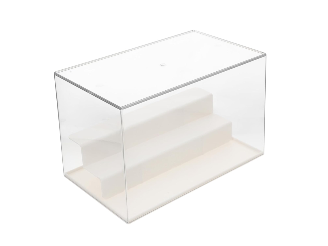 Caja De Almacenamiento Transparente De Tres Capas Para Figuritas Y Objetos.