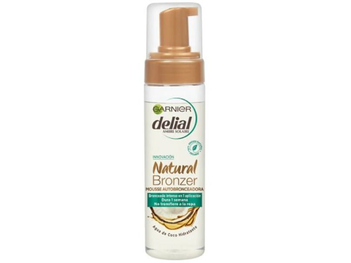 Bronceador DELIAL Natural Bronzer Mousse Autobronceadora (200 ml)