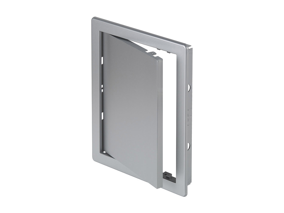 Panel de Inspección de Puerta de Acceso en Plástico ABS Duradero de 200x300 mm Color Plateado Satinado