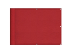 Maison Exclusive - Biombo Para Balcón Rojo, 75 X 1000 Cm, 100 % Poliéster Oxford