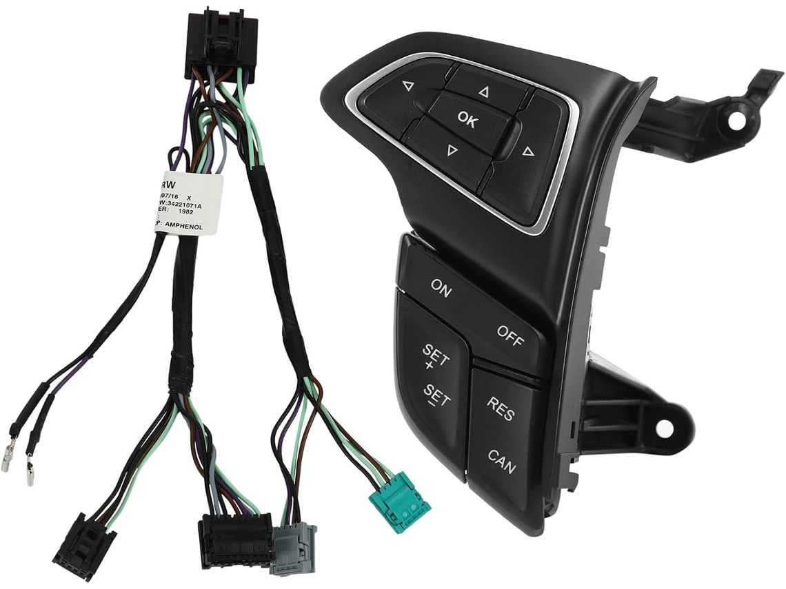 Botón Multifunción Para Interruptor De Control De Crucero Del Focus Mk3 2015-2017 Y Kuga 2017 Con Bluetooth (limitado).