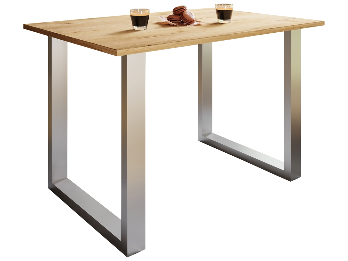 Mesa de Comedor de Madera Mesa de Cocina Xona U 140x50 Vcm