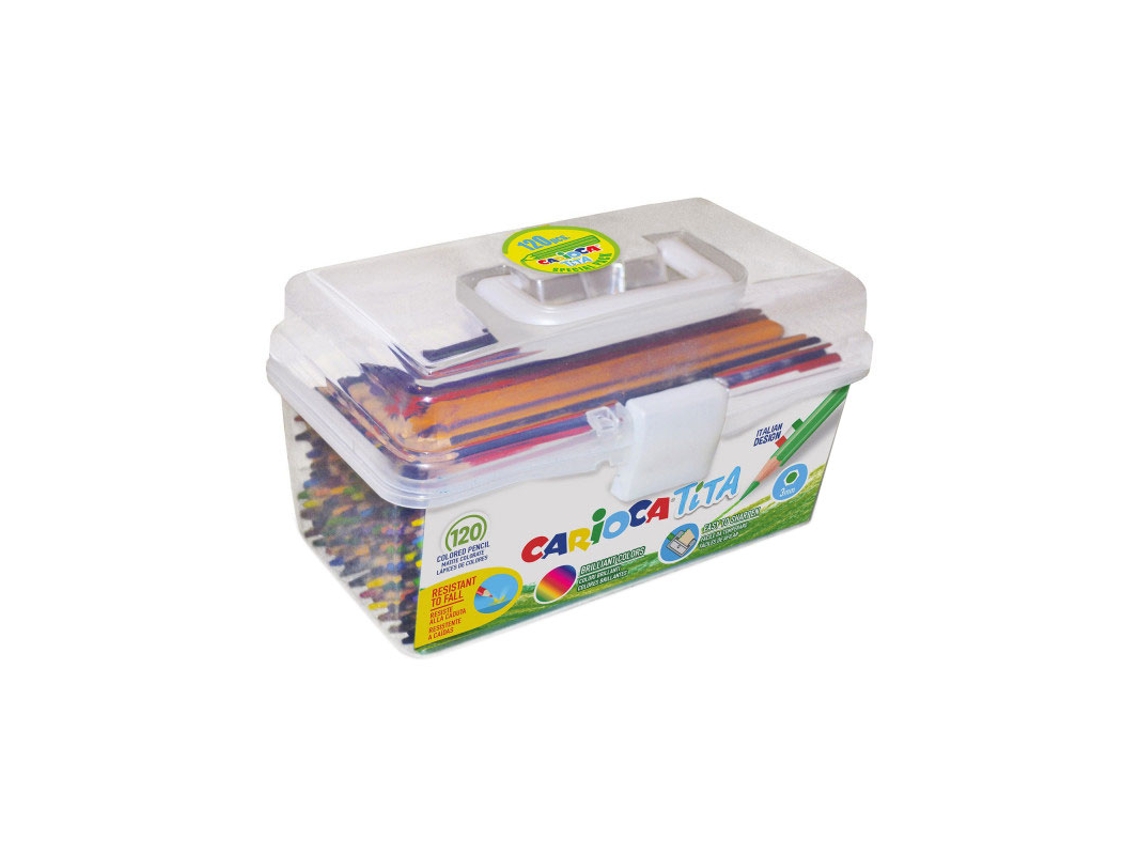 Lápiz de Color CARIOCA Tita Hexagonal Caja C/120 42800