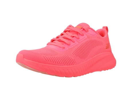 Zapatos de Mujer SKECHERS Bobs Squad Chaoscoo Tecido Rosa (36)