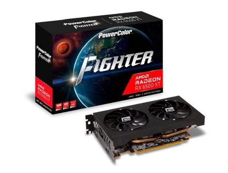 Tarjeta de video Powercolor Axrx 6500Xt 4Gbd6-Dh/Oc AMD Radeon Rx 6500 Xt 4Gb Gddr6