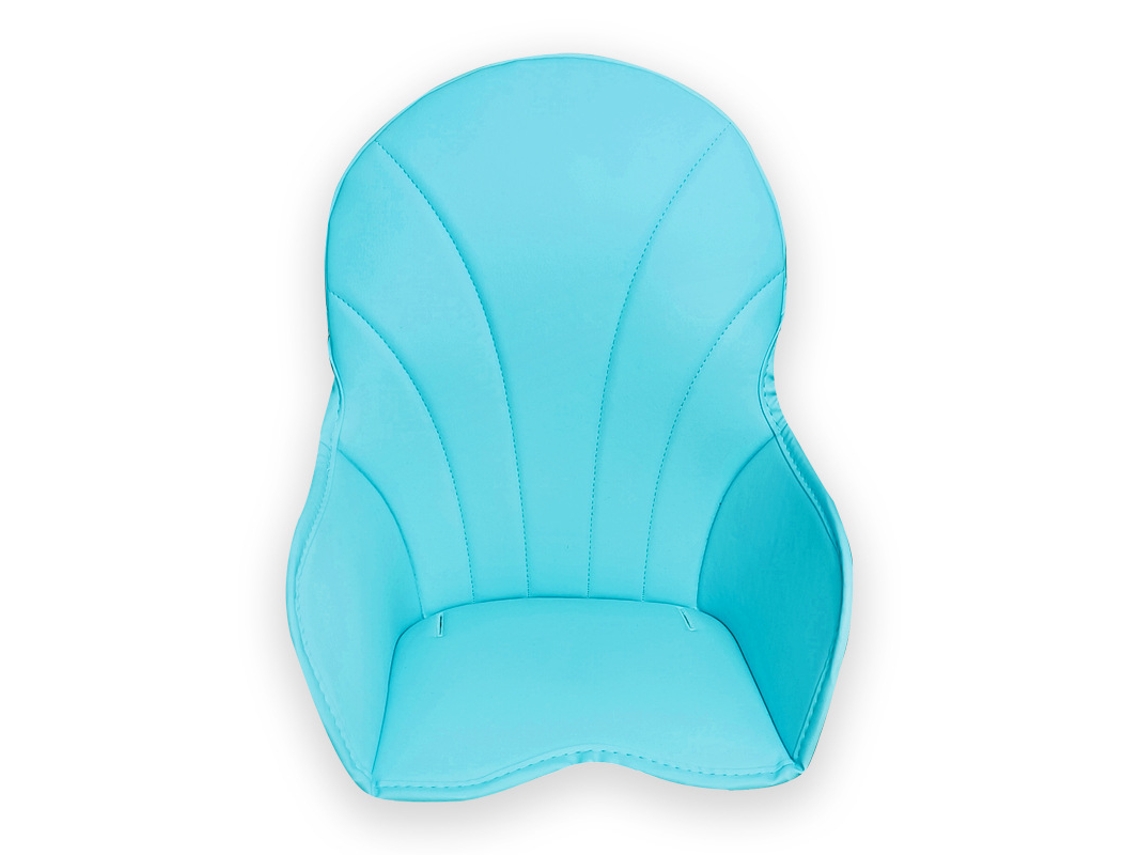 Asiento elevador Eifson para trona, tapizado de piel sintética (azul)