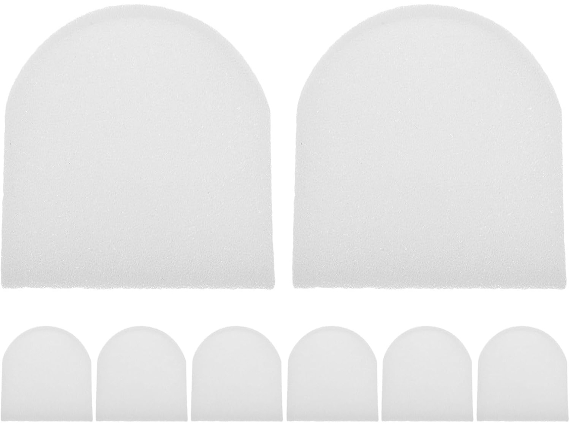 Juego de 8 esponjas de filtro lavables Alipis para aspiradoras verticales