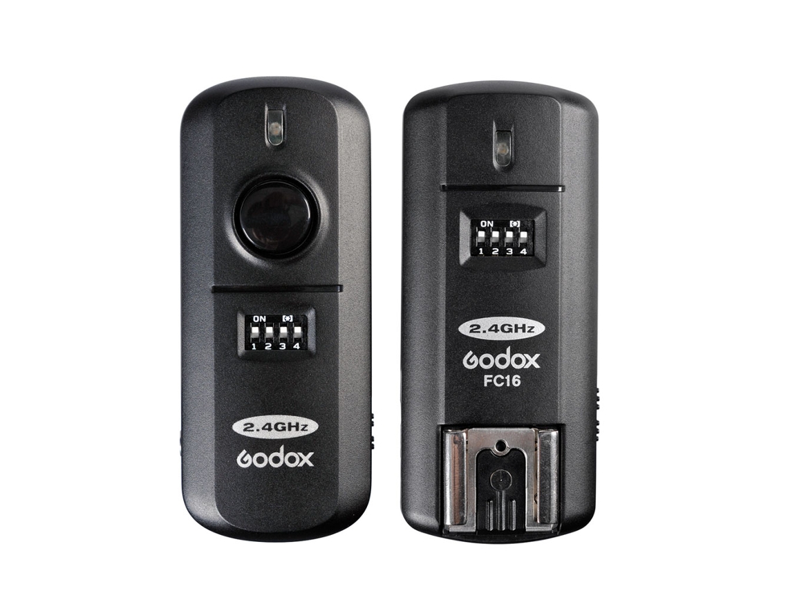 Godox Fc-16 Disparador Inalámbrico 2.4ghz 16 Canales Para Flash Estudio Nikon D5100 D90 D7000 D7100 D5200 D3100 D3200