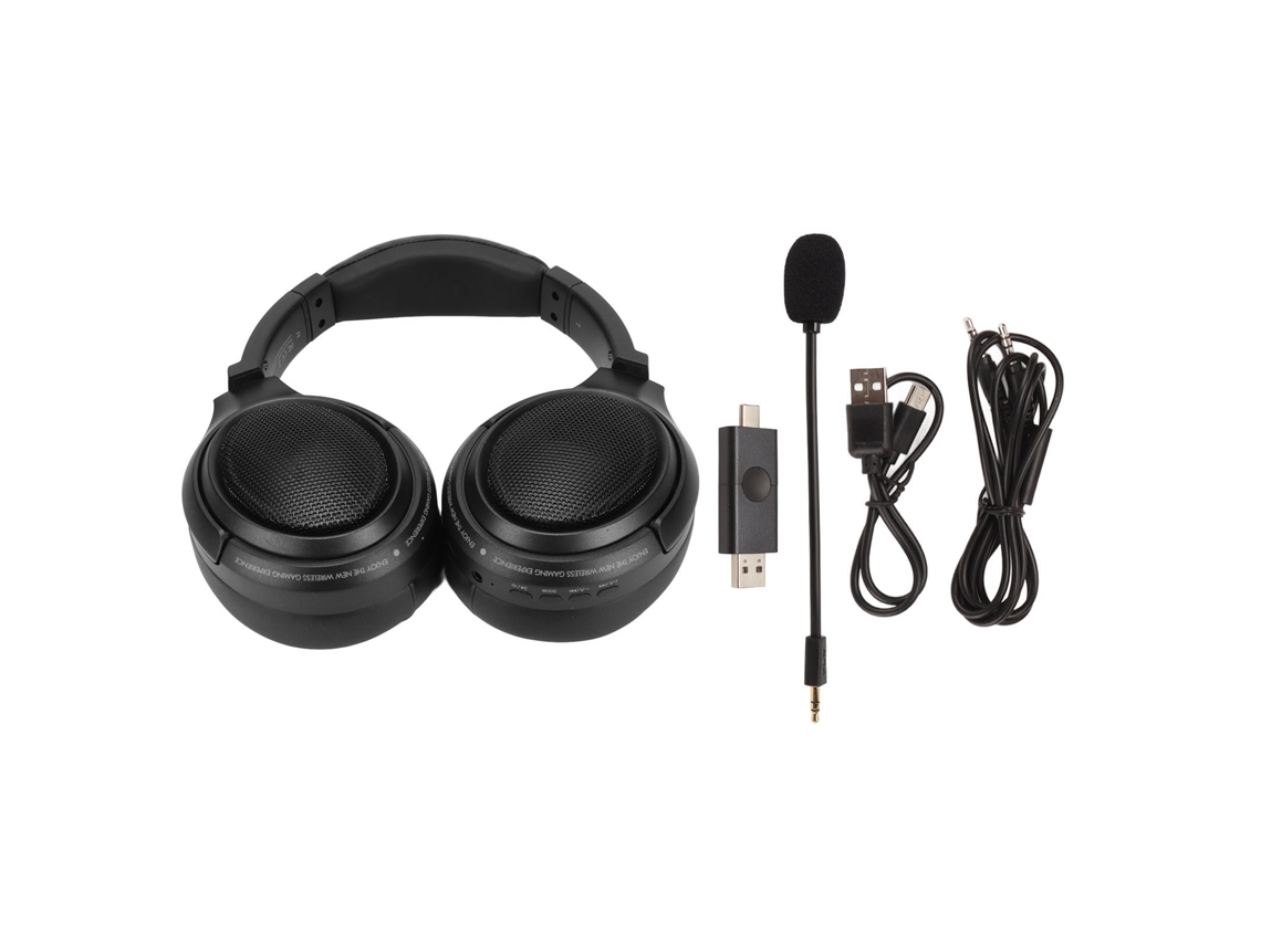 Fone De Ouvido Para Jogos Com Conexão Sem Fio 2.4g E Três Modos De Efeitos Sonoros