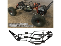 Chasis De Jaula Antivuelco Metálica Con Estructura Tubular Completa Para Coche Teledirigido Axial Scx10 90022 90027 1/10