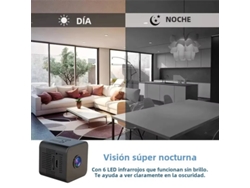 (solo Tarjeta De 16 Gb) Mini Cámara Wifi 1080p Con Visión Nocturna