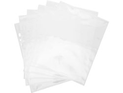30 hojas de portadas transparentes para fotos, ideales para álbumes, carpetas y archivadores. Fabricadas con material Gokoco.