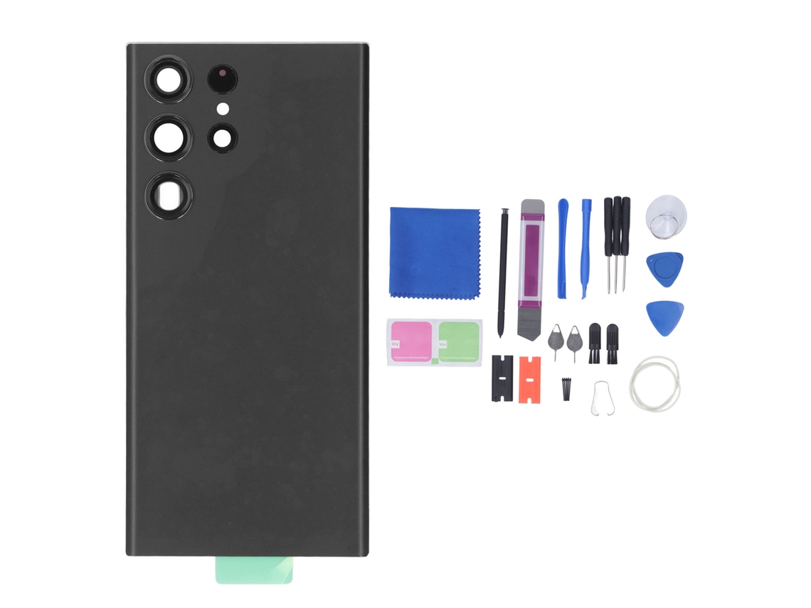 Cubierta Trasera De Cristal Para Samsung Galaxy S23 Ultra Con Lápiz Óptico Y Kit De Reparación.