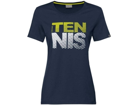 Camiseta de Mujer HEAD RACKET Club Lisa Tenis Azul (L)