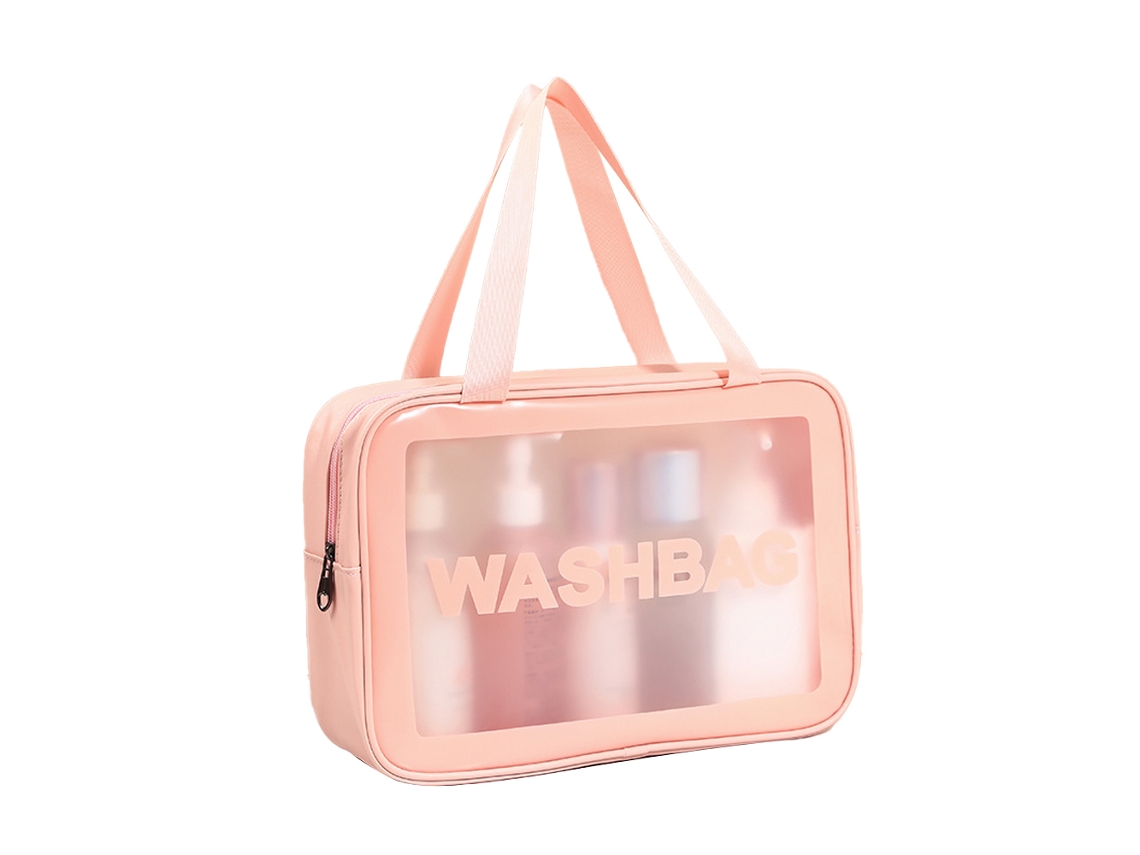 Bolsa de viaje grande con cremallera transparente para hombres y mujeres KOFIHETY