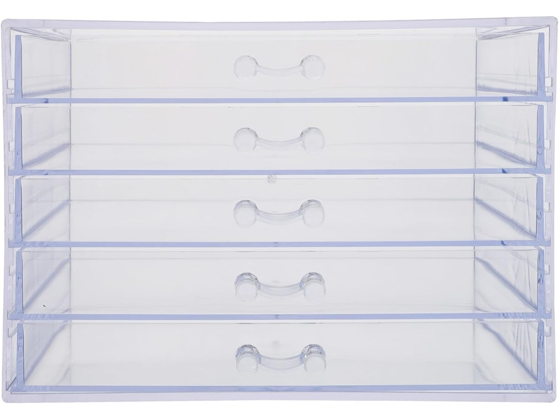 Boîte De Rangement Para Outils Manucure Transparente Acrylique Tiroir Multi, Usage Matériel Ongle...