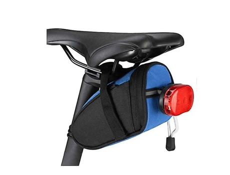 Bolsa para Sillín de Bicicleta con Correa Bolsa para Sillín de Bicicleta Bolsa Trasera para Asiento de Bicicleta para Mtb Azul BISBISOUS