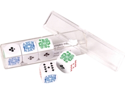 5 dados de póquer de 16mm en caja