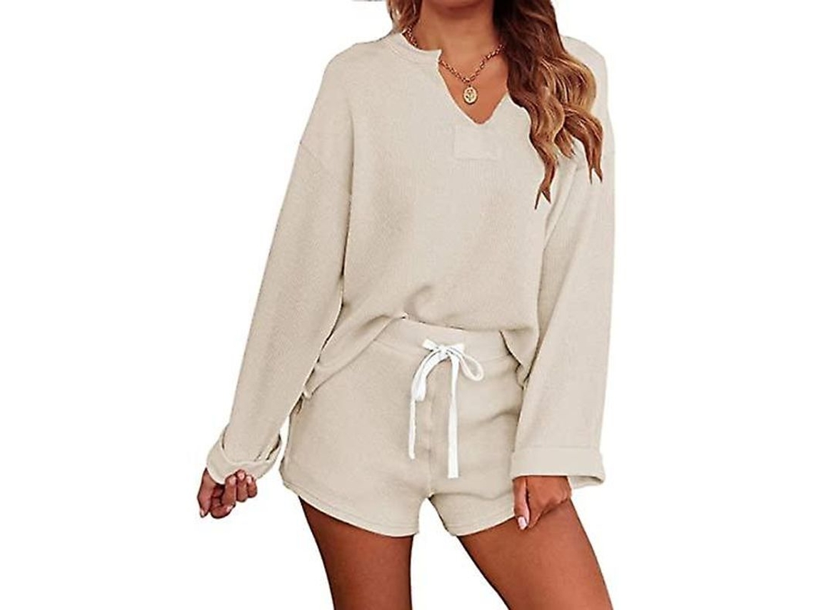 2026-conjunto De Pijamas De Manga Larga Para Mujer Ropa De Dormir Y Descanso