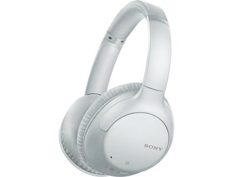 Auriculares Bluetooth SONY Whch710 (Over Ear - Micrófono - Noise Cancelling - Blanco)