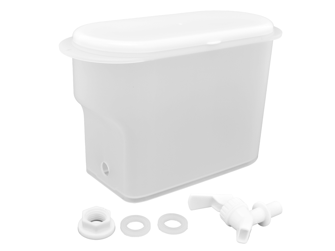 TRUYUETY Garrafão De Água 3,5l Branco Para Casa Durável De Grande Capacidade Reutilizável Com Torneira