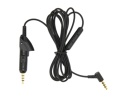 Cabo De Extensão De Áudio Com Microfone E Controle De Volume Para Fones De Ouvido Qc15