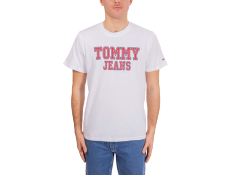 Camiseta de Hombre TOMMY JEANS Blanco (L)