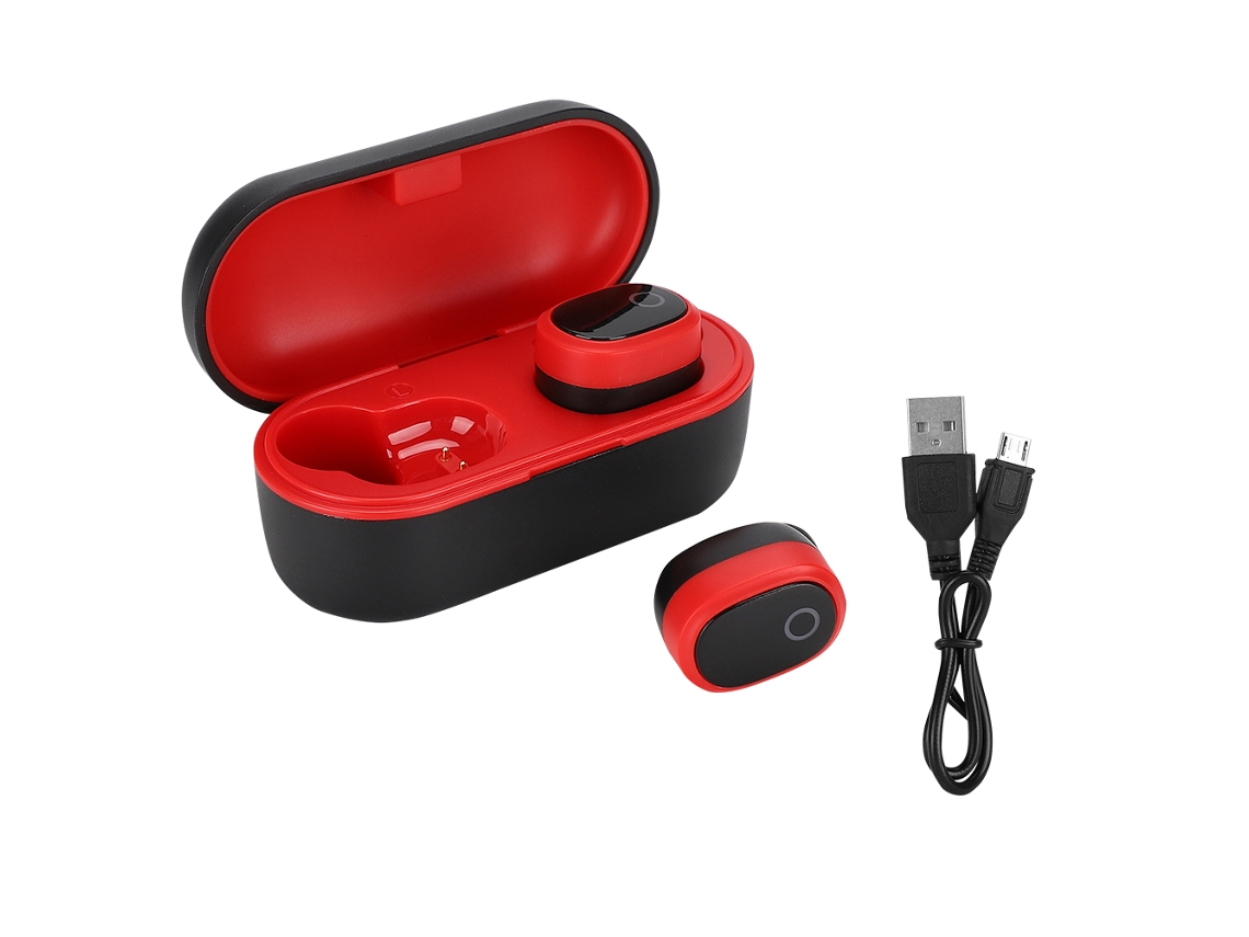 Auriculares Bluetooth TWS EOOCOO con conexión inalámbrica, ideales para practicar deporte.