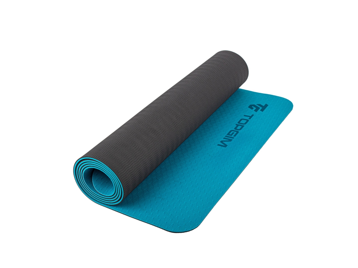 Esterilla de yoga Topgim TPE (azul petróleo)