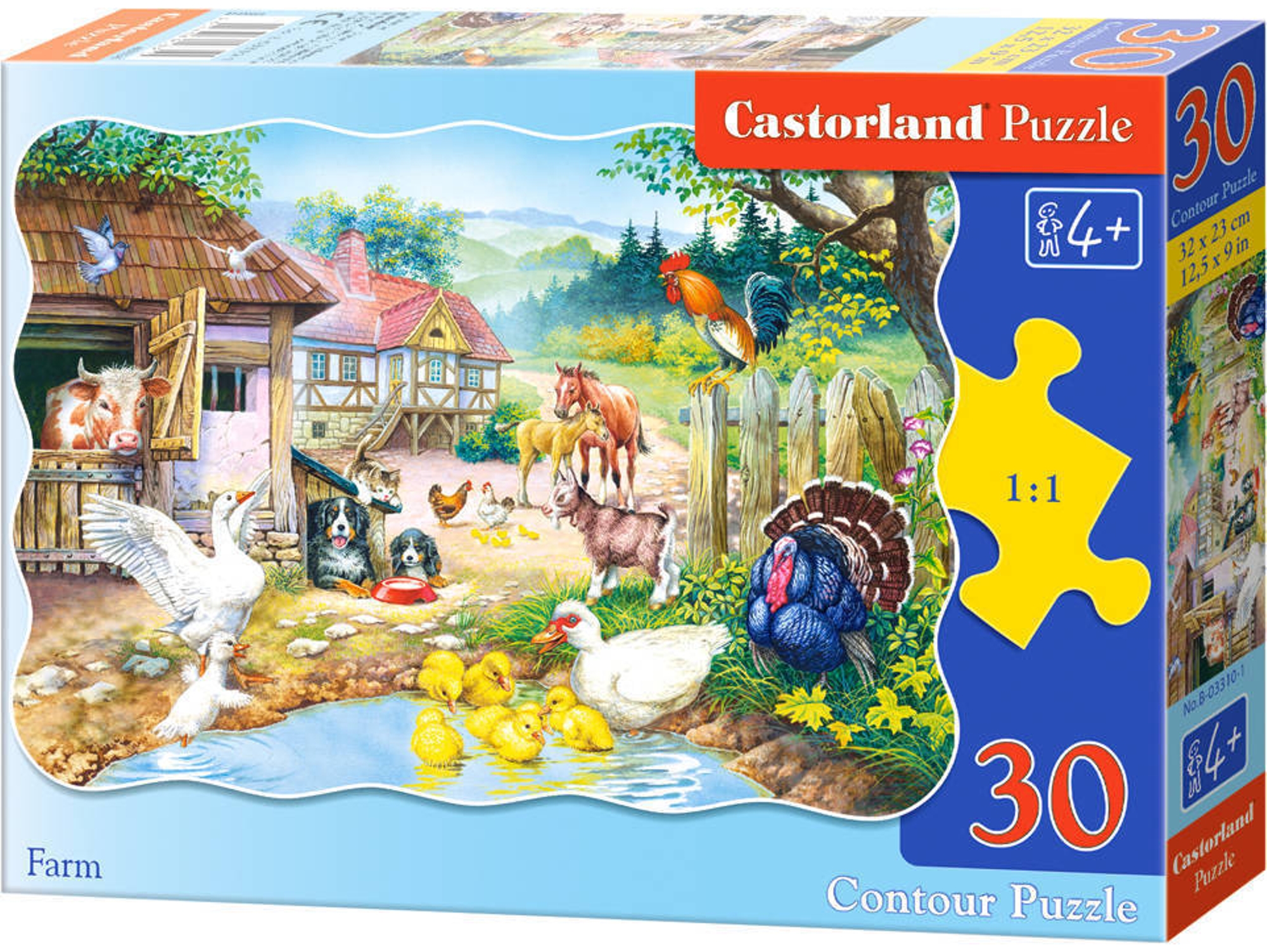 Puzzle CASTORLAND Farm (30 Piezas)