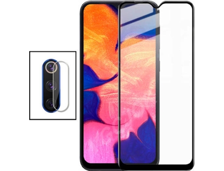 Kit Protector de Cámara Trasera Samsung Galaxy A70 PHONECARE y Cristal Templado 5D Full Cover