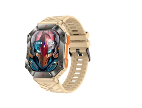 Reloj inteligente militar, relojes de Fitness, brújula de aire de altitud IP68, Monitor de salud resistente al agua, reloj inteligente con llamada ...