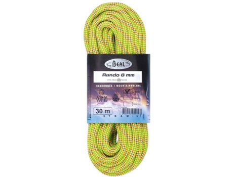 Cuerda De Escalada BEAL Cordas Rando Golden Dry (Verde - 30 m)